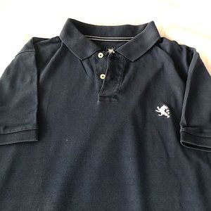 Express navy polo style shirt. Size M
